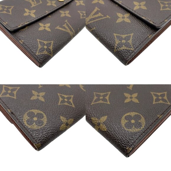 699255AS (G3) Louis Vuitton Wallet Long Porte Monnaie Brown Monogram w/Box - Picture 9 of 12